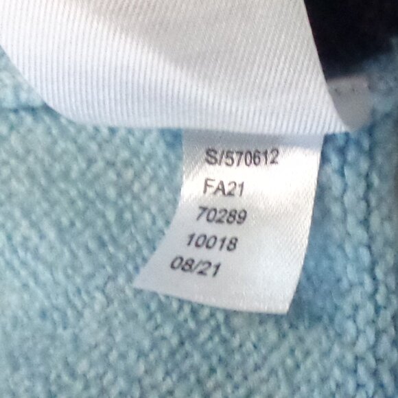 NWT Loft *Size XL  Navy and Baby Blue Striped Sweater - Picture 5 of 10